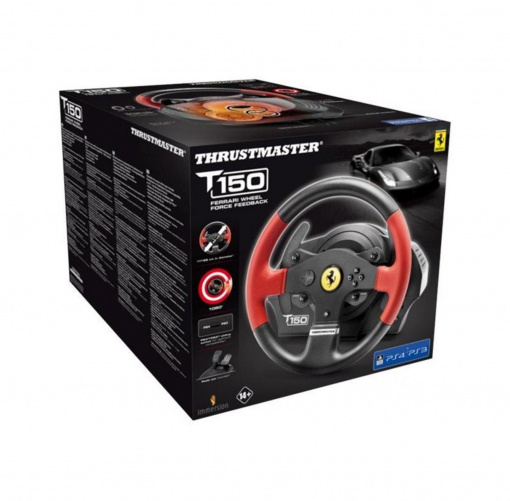 Thrustmaster T150 Ferrari Edition - Ratt- og pedal-sett - Sony Playstation 4